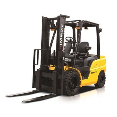 Forklift unloading pallets from a truck in Woolwich